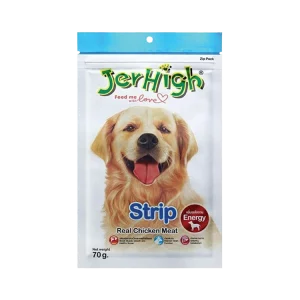 تشویقی سگ جرهای مدل استریپ با طعم مرغ – JerHigh Chicken Strip Treat