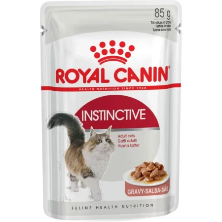 پوچ گربه بالغ رویال کنین مدل instinctive در عصاره گوشت – 85 گرم