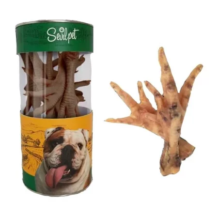 تشویقی پای مرغ سگ سویل پت – Sevil Pet Chicken Feet Dog Treat