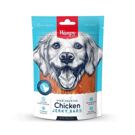 تشویقی سگ ونپی مدل چیکن بار – Wanpy Chicken Bar Dog Treat