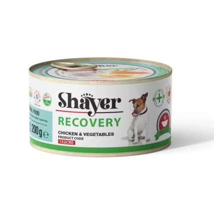 کنسرو ریکاوری سگ شایر با طعم سوپ مرغ و سبزیجات – Shayer Dog Recovery Food