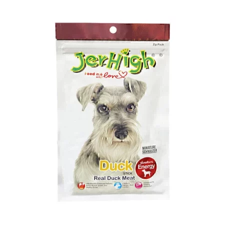 تشویقی سگ JerHigh با طعم اردک بسته 60گرمی