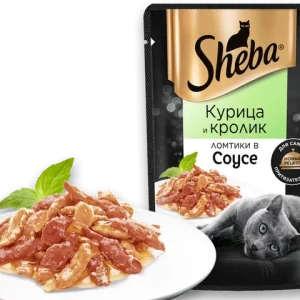پوچ گربه شبا طعم خرگوش در ژله وزن 75 گرم- روسیه