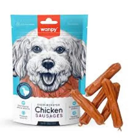 تشویقی سگ ونپی مدل سوسیس مرغ 100 گرم – Vitapoo Wanpy Chicken Sausage