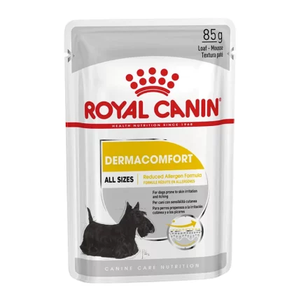 پوچ سگ بالغ درماکامفورت رویال کنین 85 گرم – Vitapoo Royal Canin Dermacomfort