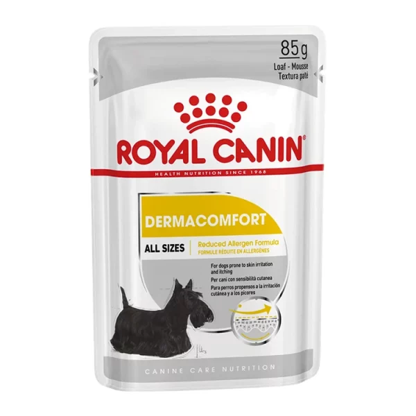 پوچ سگ بالغ درماکامفورت رویال کنین 85 گرم – Vitapoo Royal Canin Dermacomfort