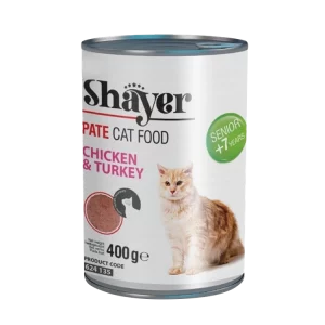 کنسرو پته گربه سینیور شایر طعم مرغ و بوقلمون ۴۰۰ گرم Vitapoo